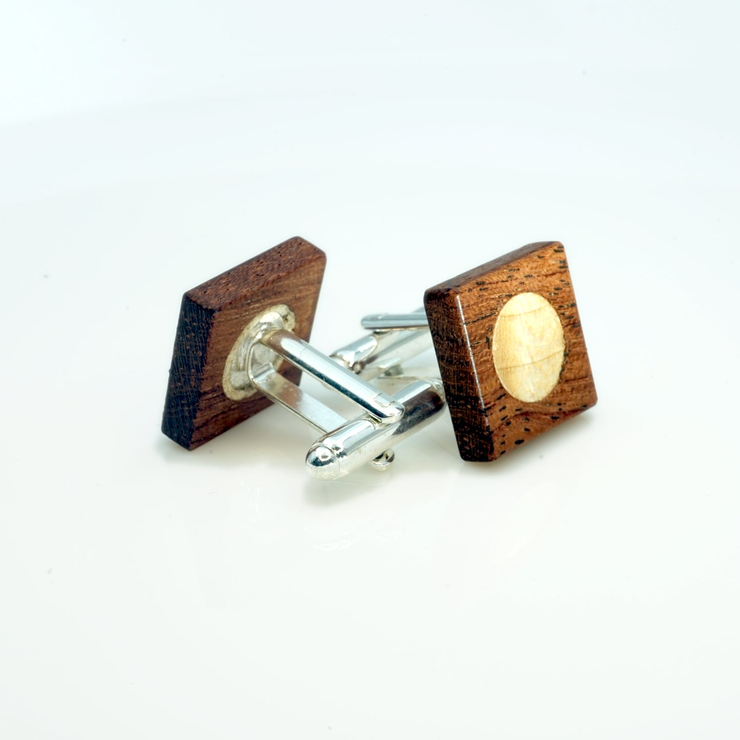 Maple bubinga cufflinks